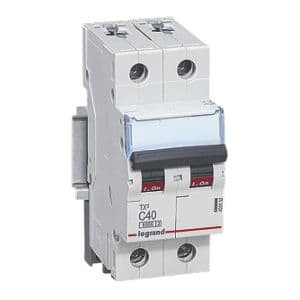 LEGRAND Automaat TX³ 3kA 2P C06 230/400V - 2 modules