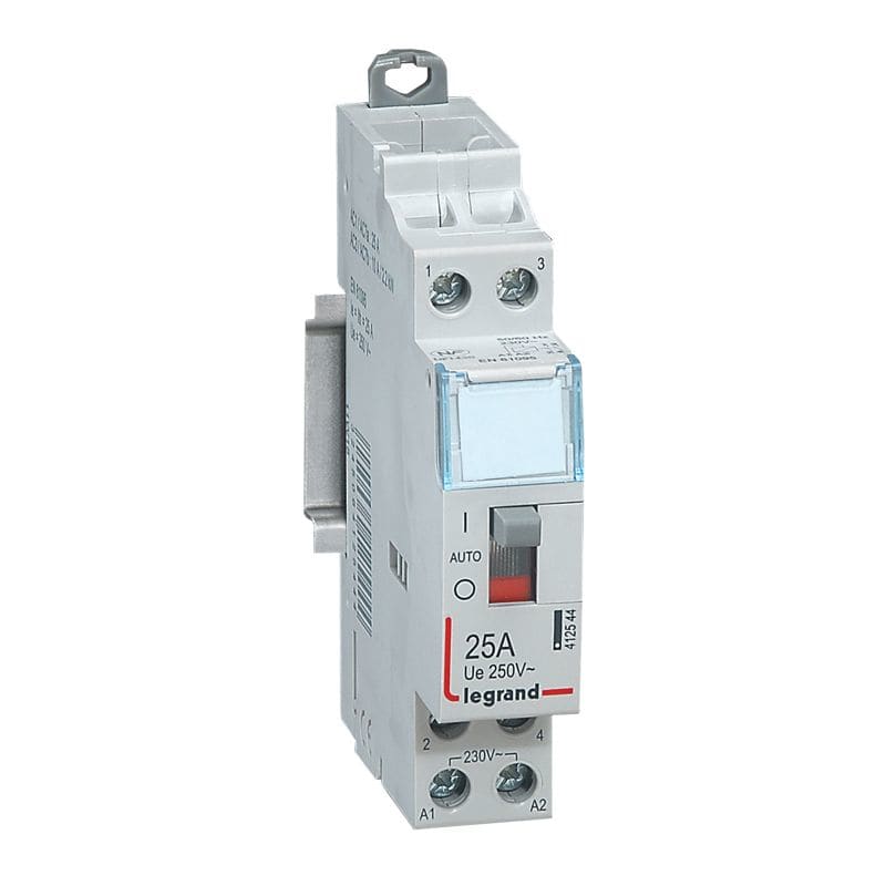 Vermogenscontactor 25A - 2P - 230V - MAN - 2NO