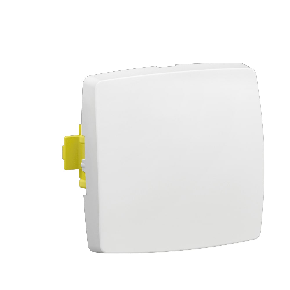 Oteo wisselschakelaar of drukknop 10A - 250V - samenstelbaar apparaat - wit