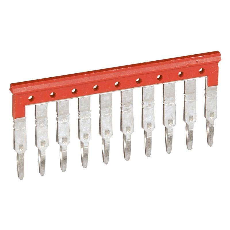Automatische verbindingsrail 10 klemmen spoed 5 mm - Viking 3